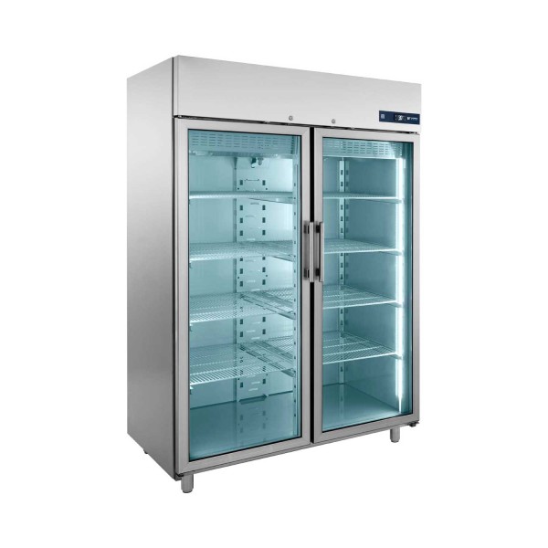 Ψυγείο θάλαμος συντήρηση με 2 γυάλινες πόρτες 137X82X207 εκ BM-UB137